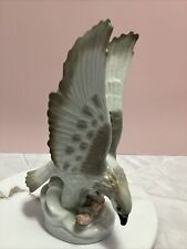 1974 Seymour Mann Museo 1st Edition Signed Porcelain Bird Fish Eagle Figurine picture