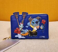 Loungefly Disney Stitch In Beast Costume Beauty and the Beast Zip Around Wallet picture