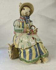 Vintage  2002 Fitz & Floyd Easter Rabbit Somerset Classic Cookie Jar picture