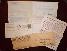 1912 Harper & Brothers Publisher LETTER COVER New York NY Leroy 5 pc ADVERTISING picture