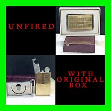 Unfired Vintage Hidden Belt Buckle Petrol Lighter w/ Original Box EXTREMELY Rare picture