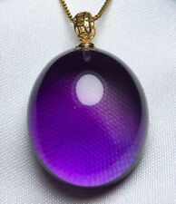 21*18mm Natural Purple Amethyst Crystal carving Pendant AAAA picture