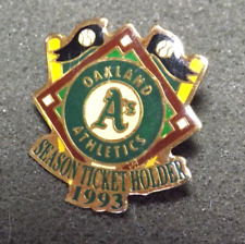 1993 Oakland Athletics Baseball Team Season Ticket Holder  Lapel Pin picture