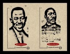 #Q013 MARTIN LAWRENCE, MARTIN DELANY Rare Uncut Legends Card Strip  picture