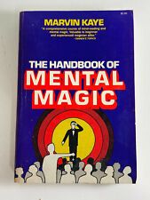 Vintage 1975 Book HANDBOOK OF MENTAL MAGIC by Marvin Kaye picture