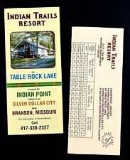 1990s Indian Trails Resort Table Rock Lake Branson MO Vintage Travel Brochures picture
