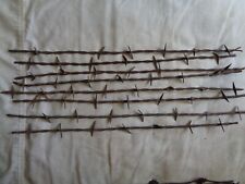 8 (eight) pieces of Antique Barbed Wire, KELLY LOOSE THORNY #641 B picture
