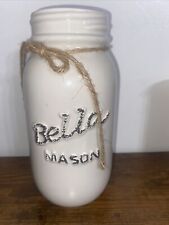 NEW DECORATIVE BELLA MASON JAR 