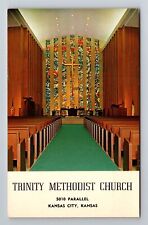 Kansas City KS-Kansas, Trinity Methodist Church, Antique Vintage Postcard picture