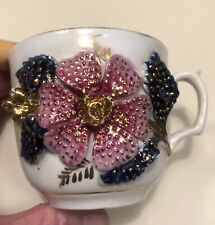 Vintage Ornate Flowers-Hand Painted CUP Made  In Germany picture