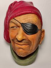 Vintage Bossons Head Smuggler Pirate Chalkware Congleton England picture