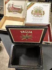 Lot of 3 Premium Cigar Boxes Arturo, The American, Yagua, Beautiful Wooden New picture