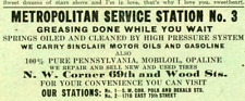 1926 Service Station No. 3 Sinclair Motor Oils Advertising 18 Ward Chicago r15 picture