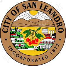 City Of San Leandro Round Metal Sign 2 Sizes To Choose From picture