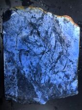 DUMORTIERITE SLAB Blue Denim Cabbing Lapidary Rough Raw Rock Mineral Blue picture