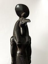 God Thoth Statue with Sun Disk From Ancient Egypt , Basalt Stone picture
