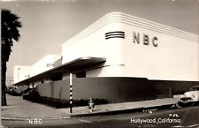 RPPC Hollywood CA Street View of NBC Studios  picture