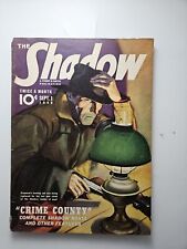 The SHADOW PULP Sep. 1 , 1940 Crime County picture