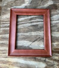 Vintage MCM Teak Wood Minimalist Smooth Empty Picture Art Wall Frame picture