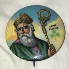 1950’s St Patrick Day 1-3/4” Pinback in Color Excellent Cond Irish Ireland 🇮🇪 picture