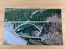 Vintage Postcard, Bridge at Battle Mountain, Eagle River Canyon, Colorado picture