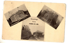 Postcard Greetings from Pawnee City, Nebraska Three Views County Court House picture
