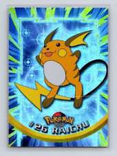 Raichu #26 Pokemon Topps TV Animation Series 1 Rainbow Foil 1st Print NM/LP picture