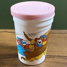 Adventures of the Gummi Bears Wendy’s Cup VTG 1980’s Disney Cartoon W/ Lid Rare picture