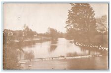 1911 View Of Kieffiers Dam Depew New York NY RPPC Photo Posted Antique Postcard picture