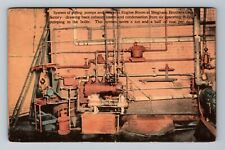 NY-New York, Piping, Pumps & Valves in Engine Room, c1913, Vintage Postcard picture
