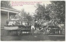 Beardstown Illinois IL ~ Annual Children's Picnic in 1896 ~ c.1910 Postcard picture