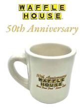 Waffle House 50th Anniversary Logo Coffee Diner Style Mug Cup By Tuxton picture