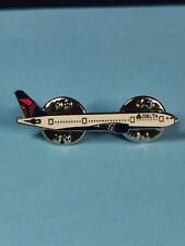Vintage Delta Airline  Airplane Lapel Push Back Pin ✈️ 1 1/2