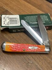 Case XX Indian Paintbrush 6254 Trapper Knife  #074 picture