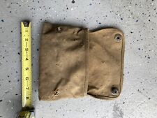 Vtg WW2 1940  U.S. Military First Aid Carlisle Bandage Pouch Belt picture