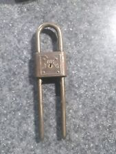 Antique Slaymaker  Brass Bicycle Lock, No Key picture