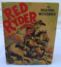 1940 Vintage Red Ryder The Fighting Westerner w/ Little  Whitman Big Little Book picture