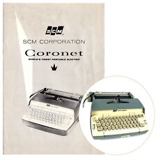 Smith Corona Coronet Typewriter Instruction Manual Repro Vtg SCM Automatic 10 12 picture