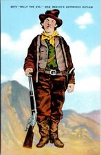 New Mexico NM Billy The Kid the Notorious Outlaw Vintage Postcard Unposted picture