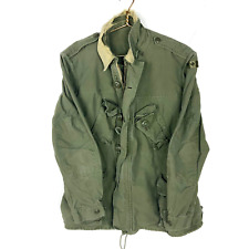 Vintage Canadian Military Army Jacket Size Large Green 60s 70s picture