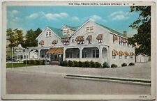 Hollywood Hotel Sharon Springs New York Postcard c1920s picture