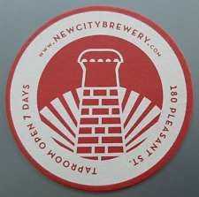 CRAFT BEER COASTER ONE New City Brewery Easthampton MA 4