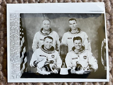 Nasa Project Gemini Gene Cernan Vintage type one Press Photo Eliot See C.C. Will picture