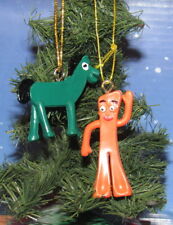 Gumby and Pokey Miniature Christmas tree ornaments picture