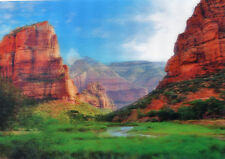 Zion Canyon Postcard  Angels Landing - 3D Lenticular picture