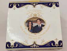 2011 Prince William & Catherine Middleton Royal Wedding Glass Trinket Box - MIB picture