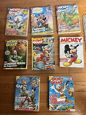 Mickey parade Géant Disney - French Magasin 8 Volumes. Used In Good Condition. picture