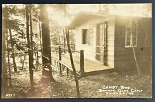 Candy Box Cabin. Bonnie Oaks Camp. Fairlee Vermont Real Photo Postcard. VT RPPC picture