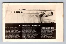 RPPC-A Sailors Prayer, Military, Antique, Vintage Postcard picture