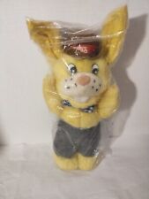 Vintage 1997 Yellow Shoney's Restaurant Plush Rabbit Mascot Doll Original Bag picture